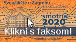 Smotr@ Sveučilišta u Zagrebu u virtualnom okruženju od 19. do 21. studenoga 2020.