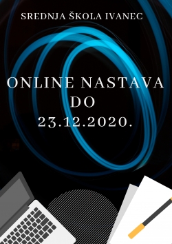 Online nastava od 7. do 23.12.2020.