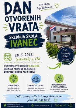 Dan otvorenih vrata Srednje škole Ivanec