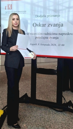 „Oskar zvanja 2026.“ uručen profesorici Kristini Jug